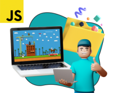Программирование на JavaScript. Учимся создавать игры! - Школа программирования для детей, компьютерные курсы для школьников, начинающих и подростков - KIBERone г. Нефтекамск
