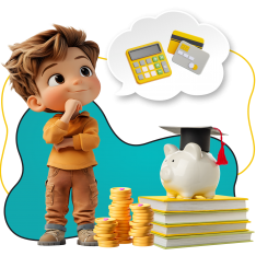 Финансовый интеллект вместе KIBERone - КИБЕРшкола программирования для детей, компьютерные курсы для школьников, начинающих и подростков - KIBERone г. Нефтекамск