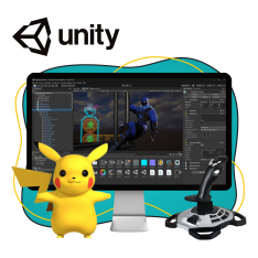 Мир игр на Unity 2D на популярном движке + AI-помощники - КИБЕРшкола программирования для детей, компьютерные курсы для школьников, начинающих и подростков - KIBERone г. Нефтекамск