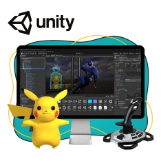 Мир игр на Unity 2D на популярном движке + AI-помощники - КИБЕРшкола программирования для детей, компьютерные курсы для школьников, начинающих и подростков - KIBERone г. Нефтекамск
