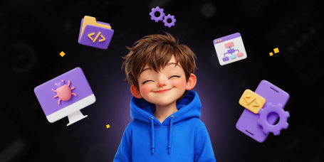 Идеальный сайт с нуля: код, дизайн и AI-помощник - КИБЕРшкола программирования для детей, компьютерные курсы для школьников, начинающих и подростков - KIBERone г. Нефтекамск